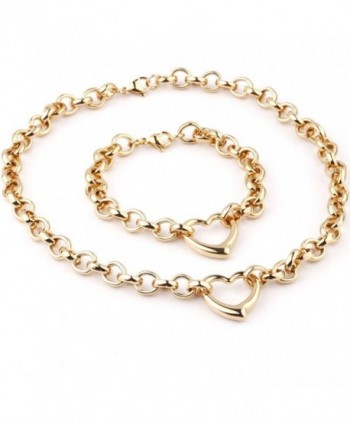 Stainless Womens Necklace Bracelet Jewelry