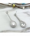 SELOVO Womens Crystal Wedding Earrings