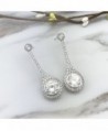 SELOVO Womens Crystal Wedding Earrings in Women's Drop & Dangle Earrings