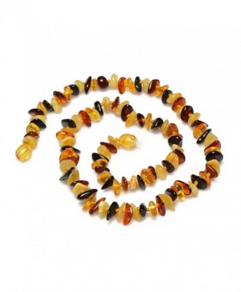 Stylish Necklace for Woman - From Genuine Baltic Amber (Length 19.7 inches) - CO127HLO2PP
