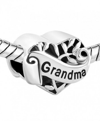LovelyCharms Grandma Family Heart Bracelets