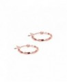 Sterling Silver Twisted Earrings Available in Women's Hoop Earrings
