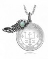 Archangel Raphael Amulet Pendant Necklace in Women's Pendants