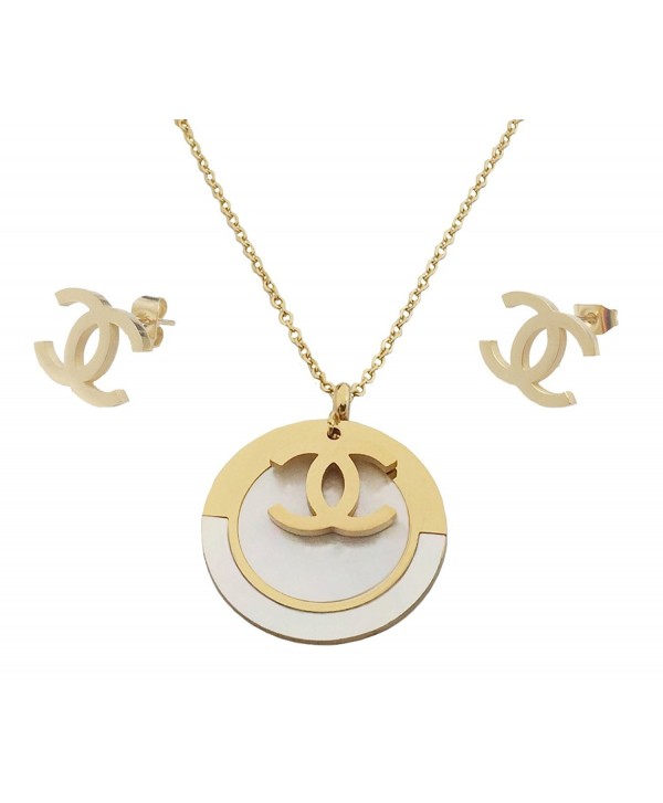 Solid Fashion Stainless Steel Jewelry Sets for Women - SS135 - CQ188093QEL