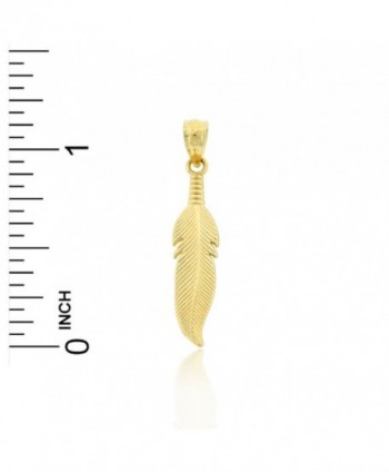 Charm America Gold Feather 10k