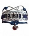 Teacher Bracelet Teacher Gift Show Appreciation - Blue/Silver - CT12C66W51T