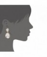BONALUNA Bohemian Marble Statement Earrings