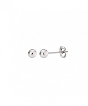 Earrings Silver Sterling Polished Hypoallergenic in Women's Stud Earrings