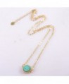 ZENGORI Turquoise Earrings Necklace necklace