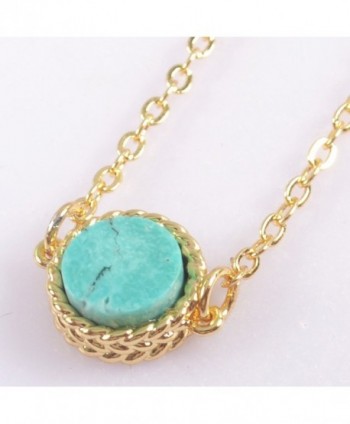 ZENGORI Turquoise Earrings Necklace necklace in Women's Drop & Dangle Earrings