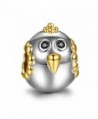 NinaQueen "Happy Chick" 925 Sterling Silver Gold Plated Bead Charms - CN1858N5YT3