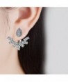 megko Fashion Crystal Earrings teardrop1 in Women's Cuffs & Wraps Earrings