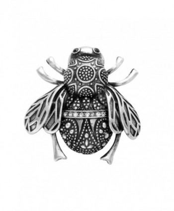 NOUMANDA Antique Silver Plated Bumble in Women's Brooches & Pins