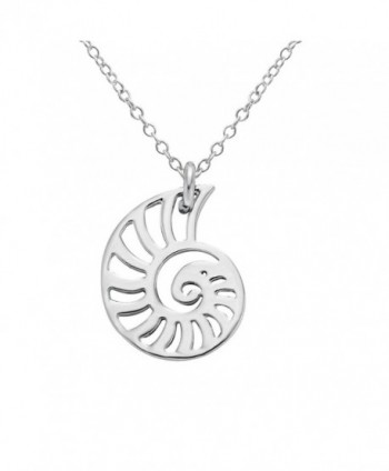 NOUMANDA Silver Seashell Necklace Necklaces