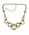 Antique Interlocking Choker Necklace Earrings