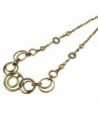 Antique Interlocking Choker Necklace Earrings in Women's Chain Necklaces