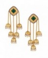 Swasti Jewels Bollywood Jhumka with Pearls Fashion Jewelry Earrings for Women - CJ12N2HH2S7