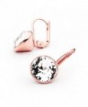 Bella Plated Earrings Swarovski Crystals in Women's Drop & Dangle Earrings