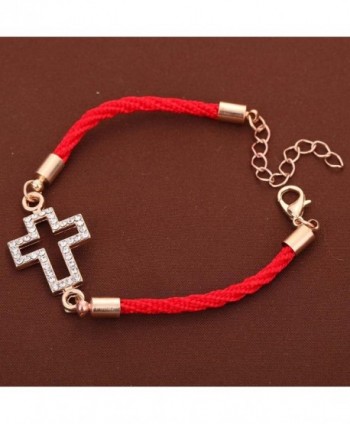 YAZILIND String Sideways Friendship Bracelets in Women's Link Bracelets