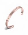 Ensianth Teacher Gift Teache Love Inspire Bracelet Cuff Bracelet Appreciation Gift - ROSE Gold Bracelet - C918587WTRK