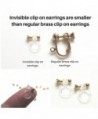 Fashion Teardrop Invisible Earrings Zirconia in Women's Clip-Ons Earrings