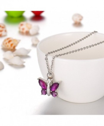 Cremation Butterfly Keepsake Memorial Necklace in Women's Pendants
