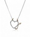 Gorgeous Devil Heart Necklace - Charming Naughty Devil Heart Pendant Necklace for Women - CX12MDYETVN