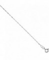 Sterling Silver Diamond Cut Twisted Serpentine Chain 1.1mm Very Thin Nickel Free Italy- sizes 7 - 30 inch - CX111IBTXOL