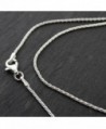Italian Sterling Silver Spiga Necklace