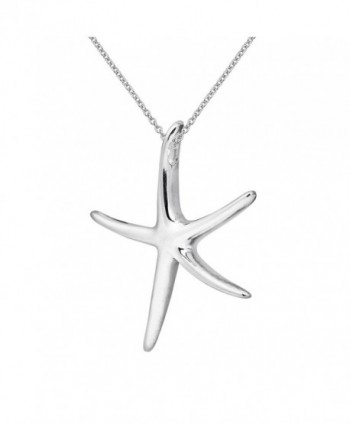 Playful Starfish Sterling Silver Necklace