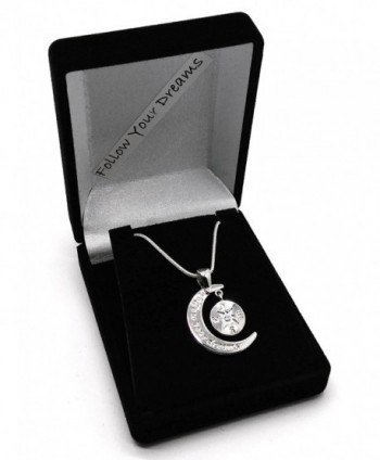 Graduation Gift 2018 Follow Your Dreams Compass Necklace In Gift Box - CH1838AMGLQ