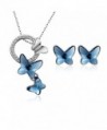 T400 Jewelers "Dream Chasers" Butterfly Jewelry Sets Made with Swarovski Crystals Love Gift - CM12JU5GM4P