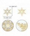EVER FAITH Austrian Snowflake Gold Tone in Women's Brooches & Pins