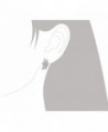 Sterling Silver Plumeria Maile Earrings in Women's Drop & Dangle Earrings