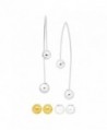 Silpada 'Convertible Elements' Brass- Pearl- and Sterling Silver Drop Earrings - C012O4WZIFQ