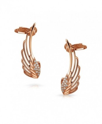Angel Wings Cartilage Earrings Plated in Women's Cuffs & Wraps Earrings