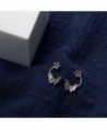 YACQ Jewelry Sterling Butterfly Earrings