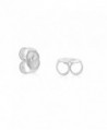 Sterling Silver Little Earrings Zirconia in Women's Stud Earrings