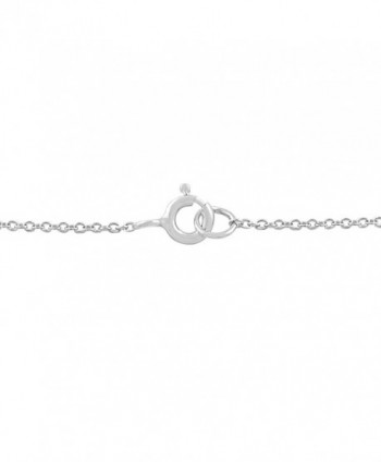 Sterling Silver Diamond Infinity Necklace