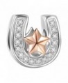 SOUFEEL Golden Charms Horseshoe Sterling - Rose Gold Lucky Star - C9125X3863X