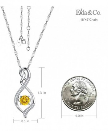 Anniversary Swarovski Infinity Necklace Sterling