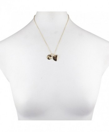 Lux Accessories Goldtone Friends Necklace in Women's Pendants