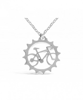 Rosa Vila Cycling Necklace - Inspirational and Nostalgic Biking Gear Necklaces for Women - CK183TX00E4