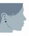Sterling Silver Rhodium Zirconia Earring