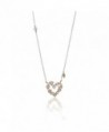 MIYUMIRO Women's Celebrate Heart Necklace - CQ12O3WJGI7