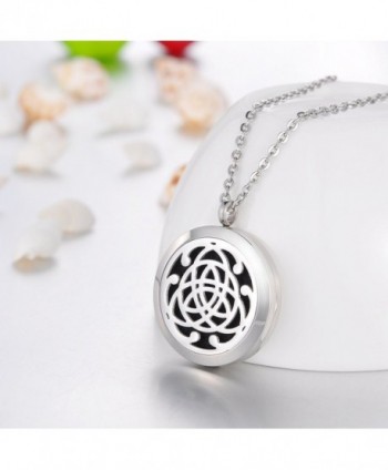 Aromatherapy Essential Diffuser Necklace Stainless in Women's Pendants