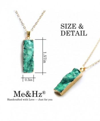 Turquoise Necklace Geometric Statement Necklaces in Women's Pendants