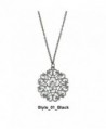 European Bohemian Style Pop hollow flower long necklace sweater chain necklaces pendants - CL1889DACZX