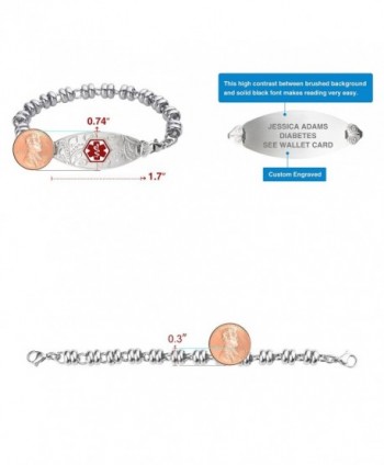 Divoti Engraved Filigree Bracelet Stainless