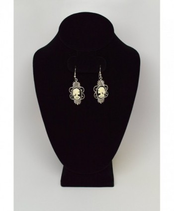 Gothic Lolita Dangle Earrings Silver